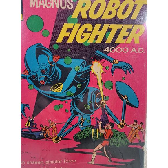 Magnus Robot Fighter #31 Gold Key 1972 Bronze age 'The Monster Robs - Picture 6 of 6